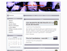 Tablet Screenshot of carnetsjurassiens.info